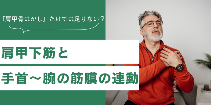 四十肩と筋膜